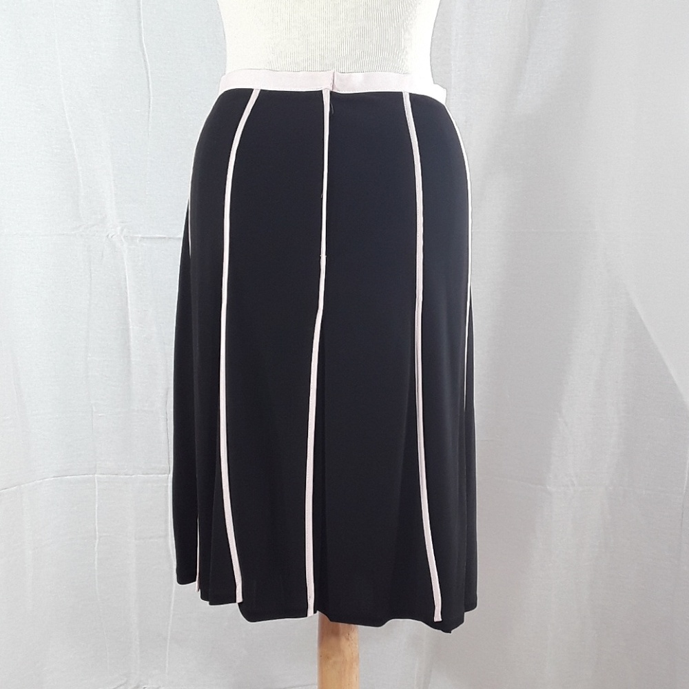 DKNY black & pink pleated skirt - Picture 3 of 5